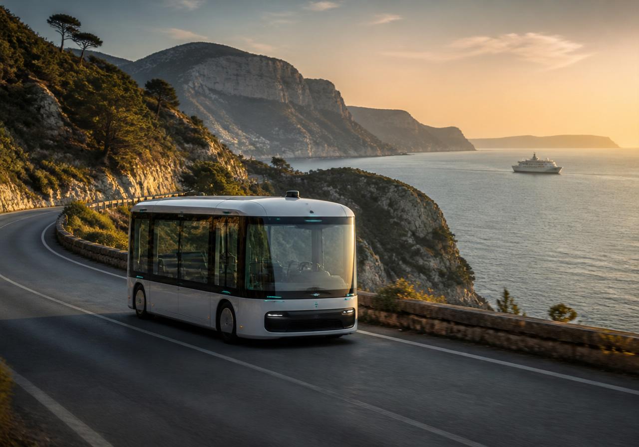 The Autonomous Shuttle Is Already on the Coastal Road