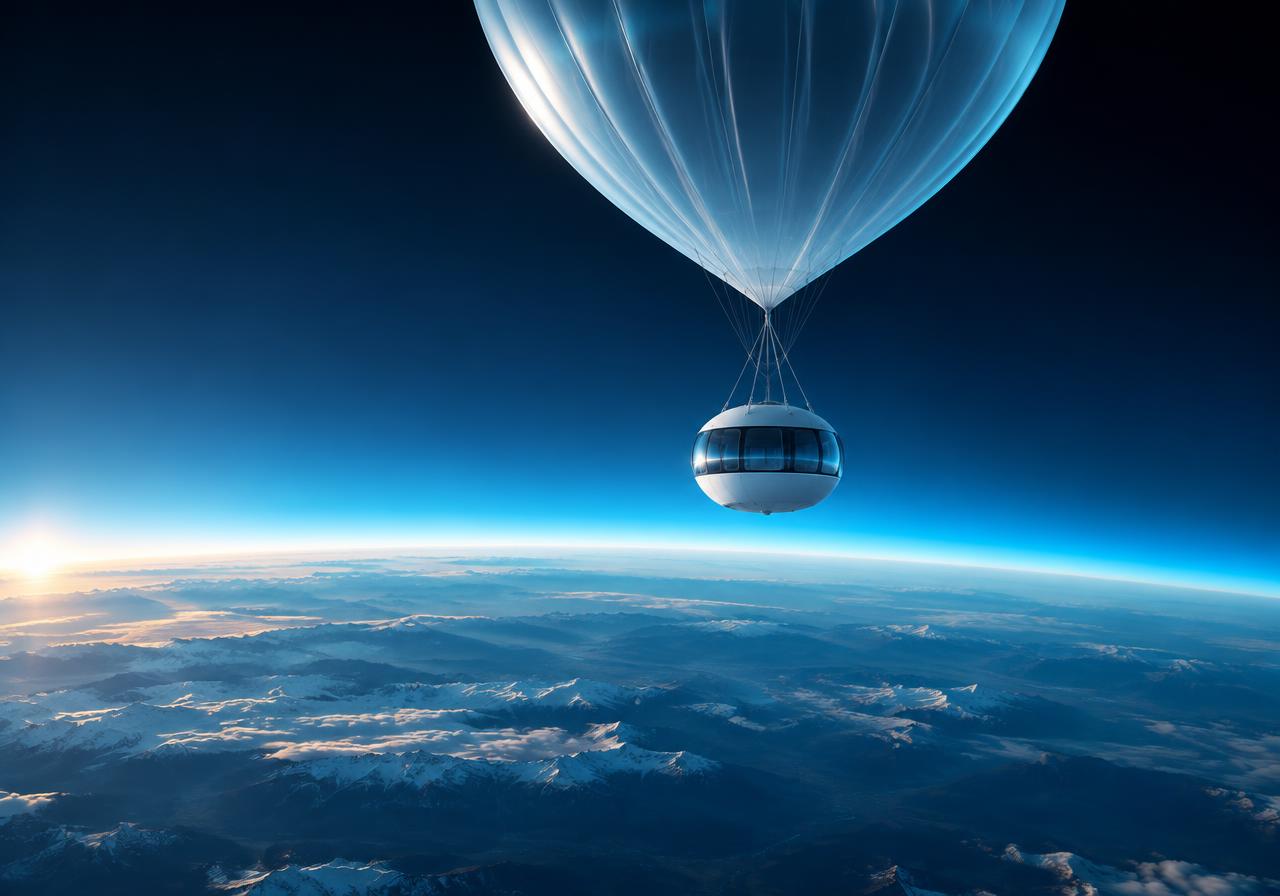 The Slow Balloon to the Edge of Space: Stratospheric Tourism Without the Rocket