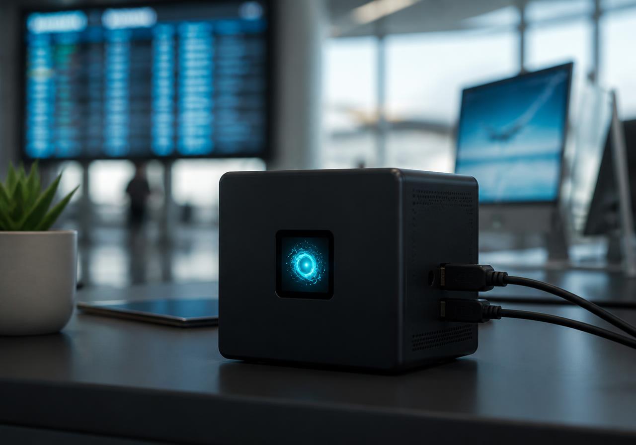 The Cube on the Desk: How Plug-In AI Hardware Disrupts Travel's Back Office